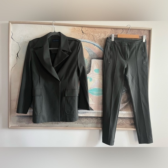 Patrick Assaraf Matching Blazer-Pants Set Sz small - Picture 2 of 16